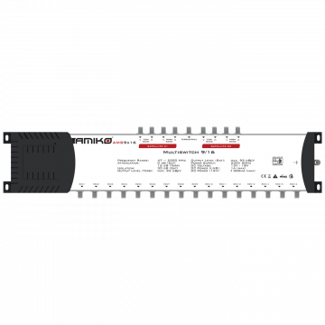 Amiko Multiswitch 9/16 sa dodatnim napajanjem, kaskadni - AMS9X16