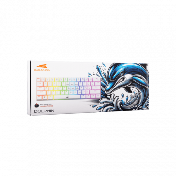 Baracuda TASTATURA BGK-03211 DOLPHIN Bijela-Mehanicka / US RED SW.