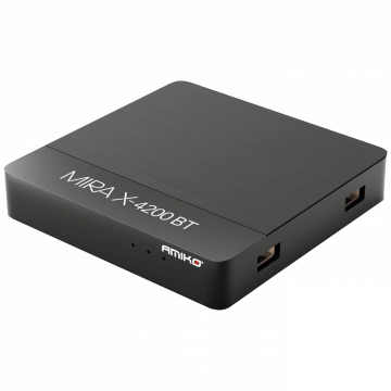Amiko Prijemnik IPTV@Linux, 4K UHD, H.265, LAN, WiFi Dual Band - MIRAX HIS-4200 BT Pure OTT