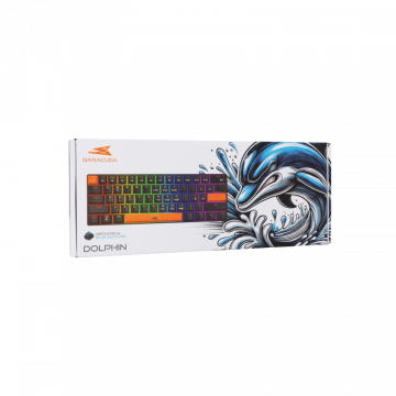 Baracuda TASTATURA BGK-03121 DOLPHIN Crna - Mehanicka / US BLUE SW.