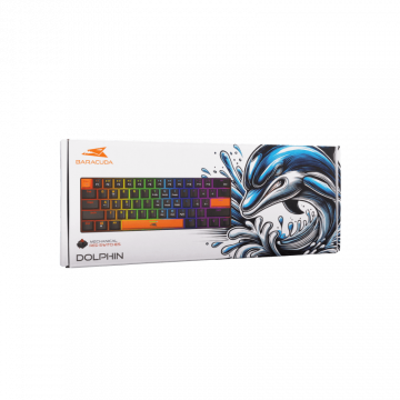 Baracuda TASTATURA BGK-03111 DOLPHIN Crna - Mehanicka US-RED SW.