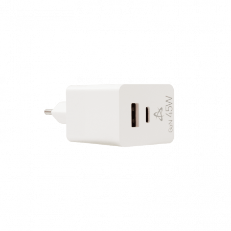 SBOX USB KUĆNI PUNJAČ HC-45 / 2 ULAZA 45W GAN