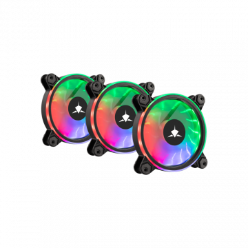 White Shark FAN GCF-S028-004 NEBULA-2 CRNI ARGB KIT