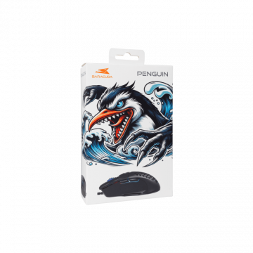 Baracuda MIŠ BGM-101 PENGUIN CRNI / 3600 dpi