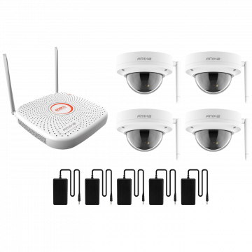 Amiko Home Set za video nadzor, 9ch, 4 x kamera, 2.0 Mpixel, WiFi - CCTV KIT 4800