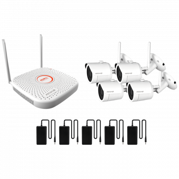 Amiko Home Set za video nadzor, 2 Mpixel, 4 x bullet cam., 9 ch, WiFi - WIFI KIT-4900