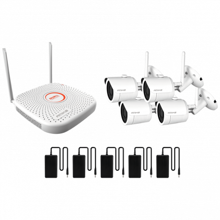 Amiko Home Set za video nadzor, 2 Mpixel, 4 x bullet cam., 9 ch, WiFi - WIFI KIT-4900