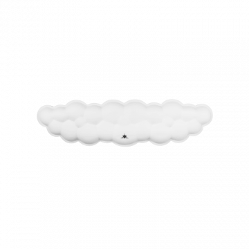 White Shark PODLOGA ZA TASTATURU KP-012 CUMULUS BIJELA