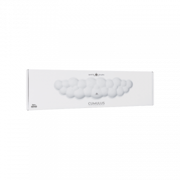 White Shark PODLOGA ZA TASTATURU KP-012 CUMULUS BIJELA