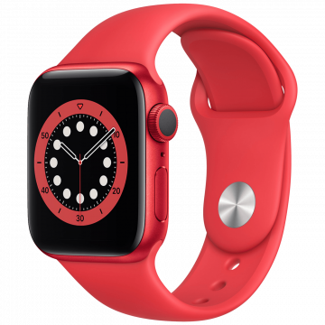 Apple SAT pametni, 1.57" LTPO OLED zaslon, vodootporan BT, WiFI - Watch Series 6 GPS 40mm Red