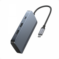 USB-C hub 7-u-1 Anker, dual display HDMI | Giga Informatika