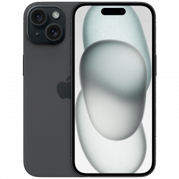 Apple iPhone 15, 128 GB, Super Retina XDR OLED 6.1" - iPhone 15 128GB Black