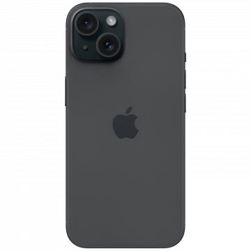 Apple iPhone 15, 128 GB, Super Retina XDR OLED 6.1" - iPhone 15 128GB Black