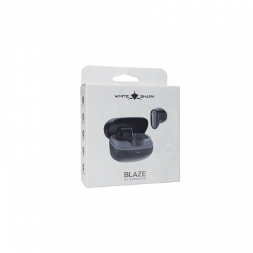 White Shark EARBUDS GEB-TWS-201 BLAZE Crne