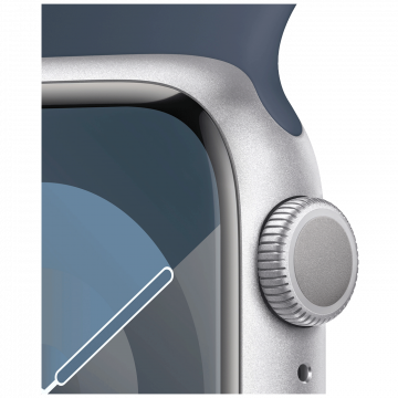 Apple Pametni sat, 1.69" LTPO OLED zaslon, vodootporan BT, WiFi - Watch Series 9 GPS 41mm Silver