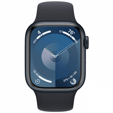 Apple Pametni sat, 1.69" LTPO OLED zaslon, vodootporan BT, WiFi - Watch Series 9 GPS 41mm Midnight