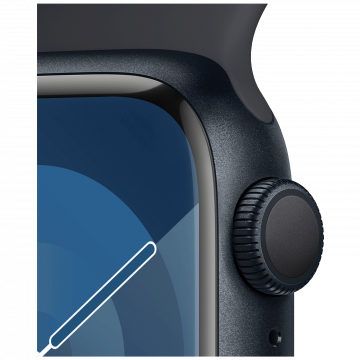 Apple Pametni sat, 1.69" LTPO OLED zaslon, vodootporan BT, WiFi - Watch Series 9 GPS 41mm Midnight