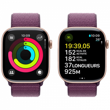 Apple Pametni sat, 1.96" LTPO3 OLED zaslon, vodootporan BT, WiFi - Watch Series 10 GPS 46mm Rose Gold