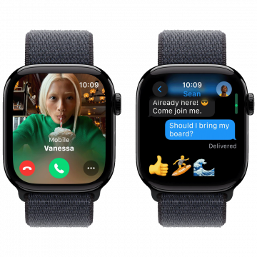 Apple Pametni sat, 1.77" LTPO3 OLED zaslon, vodootporan BT, WiFi - Watch Series 10 GPS 42mm Jet Black