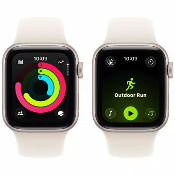 Apple Pametni sat, 1.78" LTPO OLED zaslon, BT, WiFi - Watch SE 3 GPS 44mm Starlight