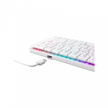 White Shark TASTATURA GK-006221 NAGAMAKI Bijela-Mehanicka/US-BLUE SW.