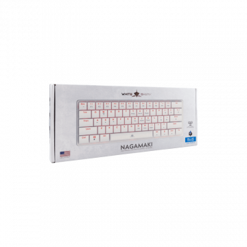 White Shark TASTATURA GK-006221 NAGAMAKI Bijela-Mehanicka/US-BLUE SW.