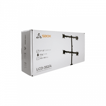 SBOX STALAK Desktop LCD-352/4-3 (17-32"/4x10kg/100x100)