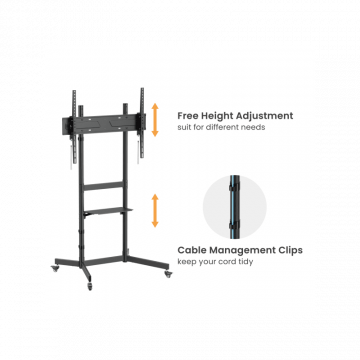SBOX PODNI MOBILNI STALAK FS-403 (55" - 100", 70kg, 800x600)