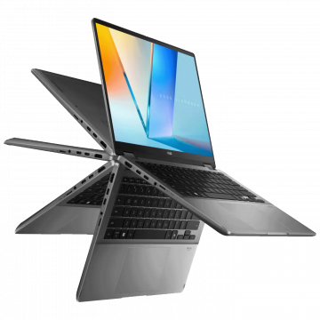 Asus Laptop 14" OLED, Intel Core Ultra 7 258V, 32GB, SSD 1 TB - Vivobook 14 Flip TP3407SA-SG155W