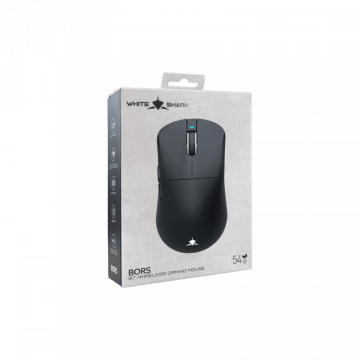 White Shark MIŠ WGM-5021 BORS / 12.000 DPI - Crni / Wireless