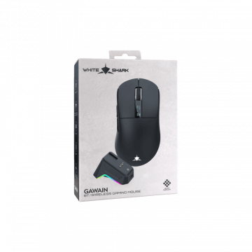 White Shark MIŠ WGM-5023 GAWAIN / 12.000 DPI - Crni / Wireless