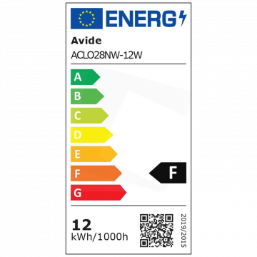 Avide Plafonjera LED, Cordelia, 12W, 1100 lm, 4000K, IP20 - ACLO28NW-12W