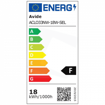 Avide Plafonjera LED, Selene, 18W, 1600 lm, 4000K, IP20 - ACLO33NW-18W-SEL