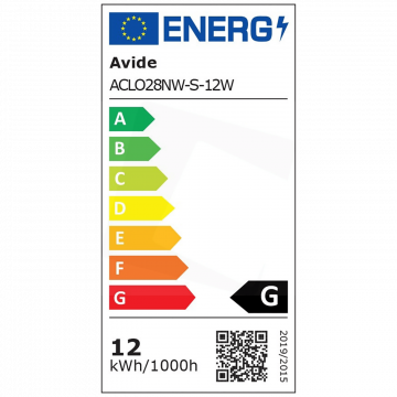 Avide Plafonjera LED, Desdemona, 12W, 840 lm, 4000K, IP20 - ACLO28NW-S-12W