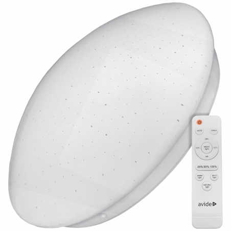 Avide Plafonjera sa daljinskim upravljačem,LED,80W, 4800lm,5000K - ACLOCCT-80W-R-ST