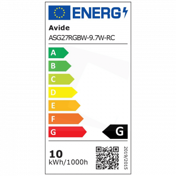 Avide Pametna sijalica, LED 9.7W, E27, RGB+W, 2700K, daljinski - Smart LED Globe A60 9.7W
