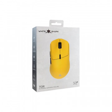 White Shark MIŠ WGM-5024 TOR / 12.000 DPI-Žuti / Wireless