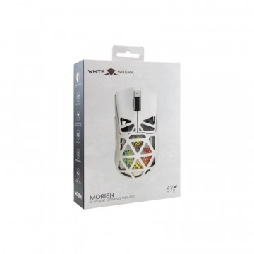 White Shark MIŠ WGM-5025 MORIEN / 12.000DPI- Bijeli / Wireless