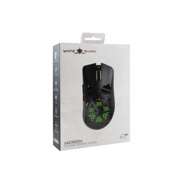 White Shark MIŠ WGM-5025 MORIEN / 12.000DPI- Crni / Wireless
