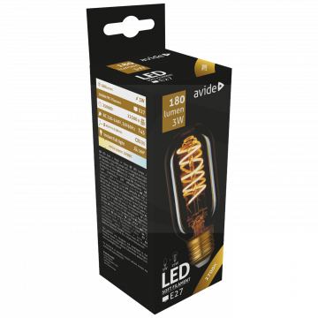 Avide Sijalica, LED 3W, E27, 2700K, 360°, 230V AC - T45 3W E27