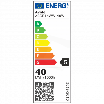 Avide Sijalica za pećnicu, 40W, E14, 3000K, 300 °C, IP20 - Oven 300 °C bulb 40W E14