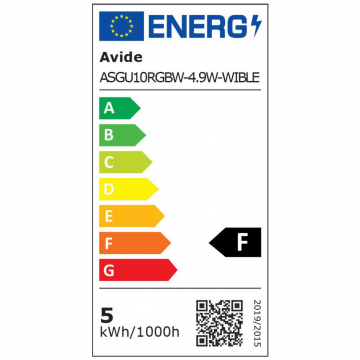 Avide Pametna sijalica, LED 4.9W, GU10, RGB+W, WiFi, Bluetooth - Smart LED GU10 4.9W RGB WiFi