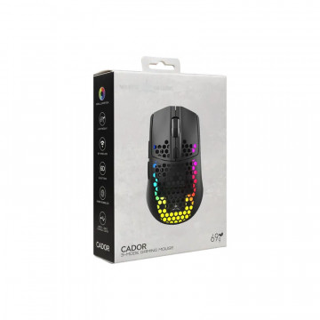 White Shark MIŠ WGM-5020 CADOR / 10.000 DPI - Crni Honeycomb