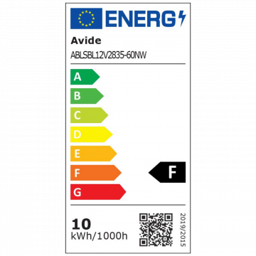 Avide LED traka, 4000K, 4.8W, 12V, 2 met., IP20 - ABLSBL12V2835-60NW