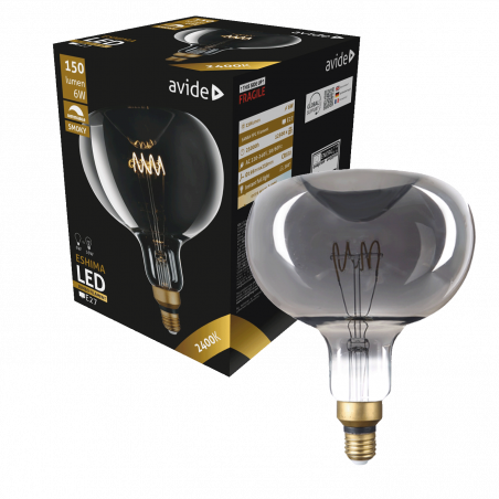 Avide Sijalica, LED 6W, E27, 2700K, 360°, 230V AC - Jumbo Smoky 6W E27
