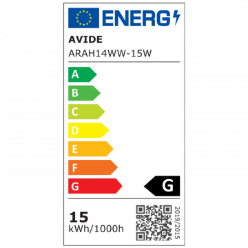 Avide Sijalica za pećnicu, 15W, E14, 3000K, 300 °C, IP20 - Oven 300 °C bulb 15W E14