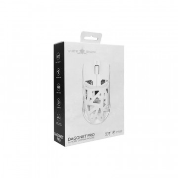 White Shark MIŠ WGM-5026 DAGONET PRO / 24.000 DPI - Bijeli Wireless