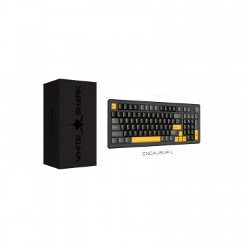 White Shark PL TASTATURA GK-007152 EXCALIBUR L Crna/ HR