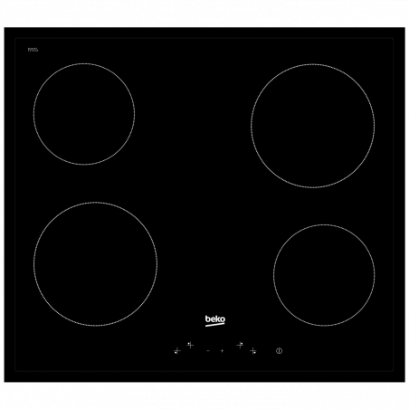 Beko Ugradbena staklokeramička ploča za kuhanje 60cm, 4 zone - HIC 64400 E