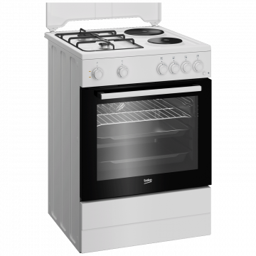 Beko Štednjak kombinirani, 2 el.ringle, 2 x plin, A - FBE64010WDN